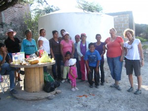 The sewing group at Rancho la Joya