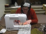 Becky gets our beautiful SMP labels on just right